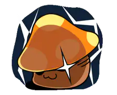 Shiny mushroom character