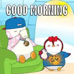 Penguin Good Morning Coffee