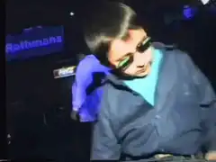 Kid dancing at a party