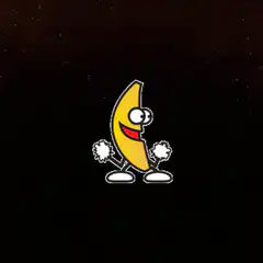 cartoon banana character dancing