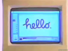 Hello Macintosh Computer