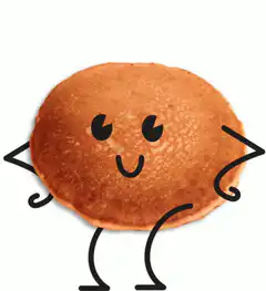 Happy pancake dancing