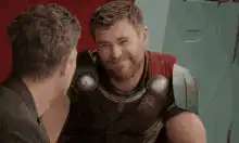 Thor smirks and says is it though