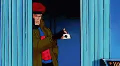 Cyclops looks at photo