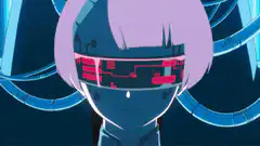 Cyberpunk Edgerunners Lucy visor glitch