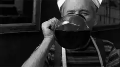 Bill Murray drinking coffee