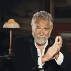 The Most Interesting Man Clapping