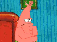 SpongeBob and Patrick looking smug