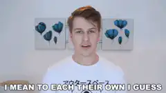 Man says I mean to each their own