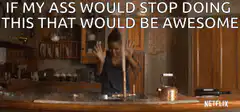 Woman gets sprayed by sink water