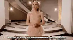 Emma Roberts sarcastic announcement