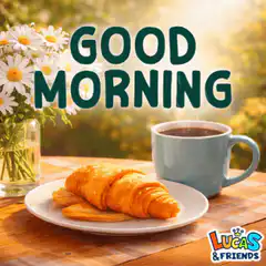 Good Morning Croissant Coffee