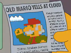 Old Mario Yells At Cloud