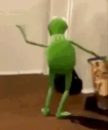 Kermit the Frog dancing