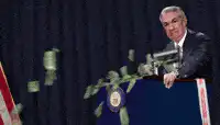 George W Bush money gun