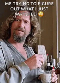 The Dude Trying to Figure Out What He Just Watched