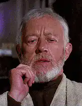 Obi-Wan Kenobi thoughtful face