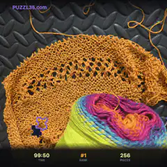 Knitting puzzle game screenshot
