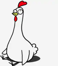 Farting Chicken GIF