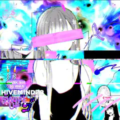 glitchy anime girl thank you gif