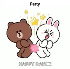 Brown and Cony Happy Dance