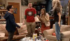 The Big Bang Theory group hug