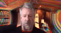 Conan O'Brien psychedelic zoom