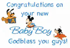 Congratulations on your new Baby Boy