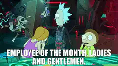 Rick Sanchez Employee of the Month
