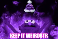 purple monster keep it weirdstr