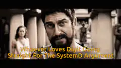 Whoever Loves Digit Going Straight For The SystemD Argument