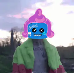 Cuphead character with lightning hands