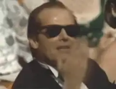 Jack Nicholson smoking cigar