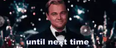 Leonardo DiCaprio Cheers Until Next Time