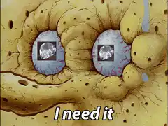 I need it diamond eyes