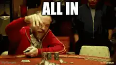 All In Poker Gesture