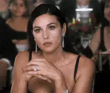 Monica Bellucci serious look