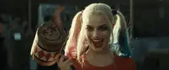 Harley Quinn holding a mallet