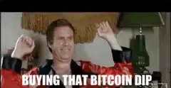 Ron Burgundy buying that bitcoin dip