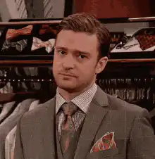 Justin Timberlake Suits Up