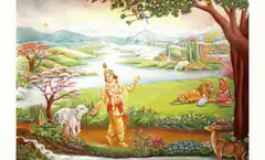 Krishna and Bhagavad Gita scenes