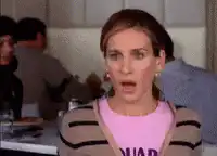 Sarah Jessica Parker shocked face