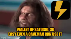 Caveman Bitcoin Wallet Lightning