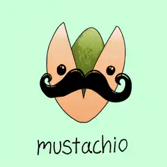fortune cookie with mustache