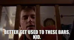 Marty McFly behind bars