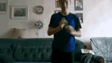 Boy throws ball and misses