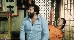 Bruce Lee hits man with flying kick