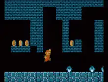Donkey Kong jumping on hammer