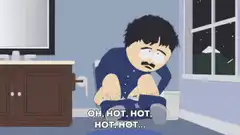 South Park man on toilet hot hot