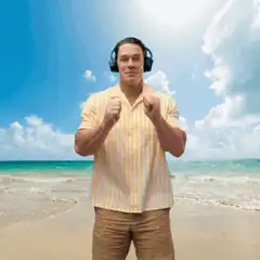 John Cena dancing on the beach